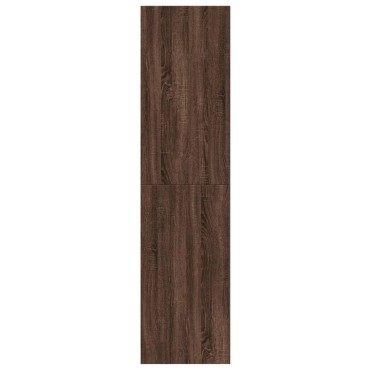 vidaXL Ντουλάπα Καφέ Δρυς 50x50x200cm από Επεξεργασμένο Ξύλο 1 τεμ.