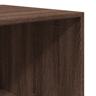 vidaXL Ντουλάπα Καφέ Δρυς 50x50x200cm από Επεξεργασμένο Ξύλο 1 τεμ.