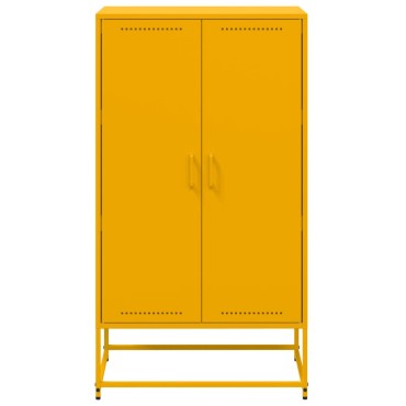 vidaXL Ντουλάπι Μουσταρδί 68,5x38,5x123,5cm από Ατσάλι 1 τεμ.