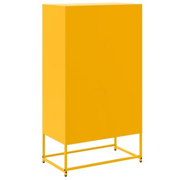 vidaXL Ντουλάπι Μουσταρδί 68,5x38,5x123,5cm από Ατσάλι 1 τεμ.