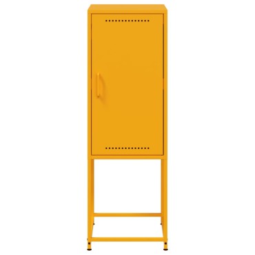 vidaXL Ντουλάπι Μουσταρδί 36x39x107cm από Ατσάλι 1 τεμ.