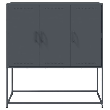 vidaXL Ντουλάπι Ανθρακί 100,5x39x107cm από Ατσάλι 1 τεμ.