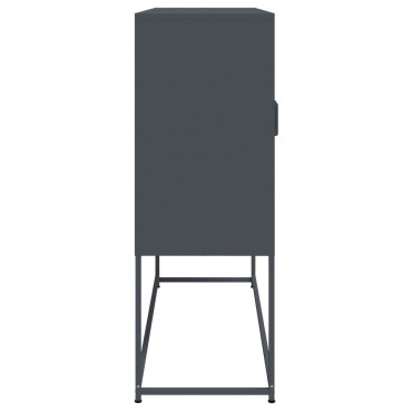 vidaXL Ντουλάπι Ανθρακί 100,5x39x107cm από Ατσάλι 1 τεμ.