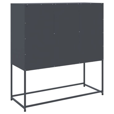 vidaXL Ντουλάπι Ανθρακί 100,5x39x107cm από Ατσάλι 1 τεμ.