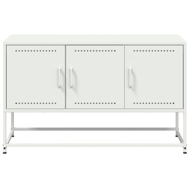 vidaXL Έπιπλο Τηλεόρασης Λευκό 100,5x39x60,5cm από Ατσάλι