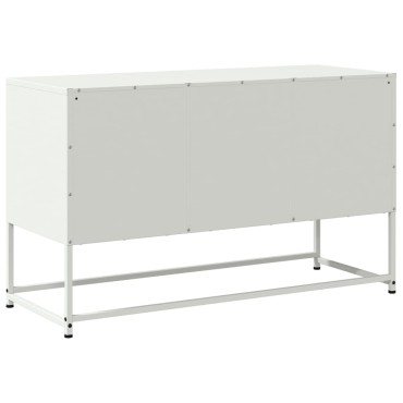 vidaXL Έπιπλο Τηλεόρασης Λευκό 100,5x39x60,5cm από Ατσάλι
