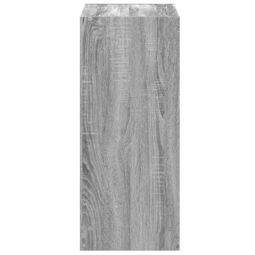 vidaXL Βιβλιοθήκη Γκρι Sonoma 68,5x32x75 κ. από Επεξεργ. Ξύλο 68,5x32x75cm 1 τεμ.