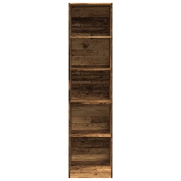 vidaXL Ντουλάπα Όψη Παλαιού Ξύλου 50x50x200cm από Επεξεργασμένο Ξύλο 1 τεμ.