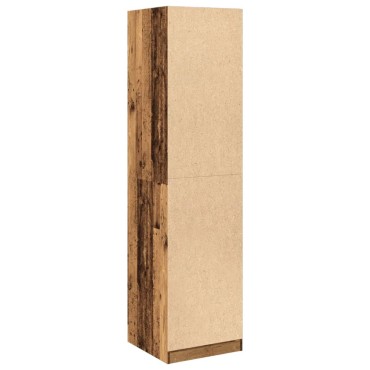 vidaXL Ντουλάπα Όψη Παλαιού Ξύλου 50x50x200cm από Επεξεργασμένο Ξύλο 1 τεμ.