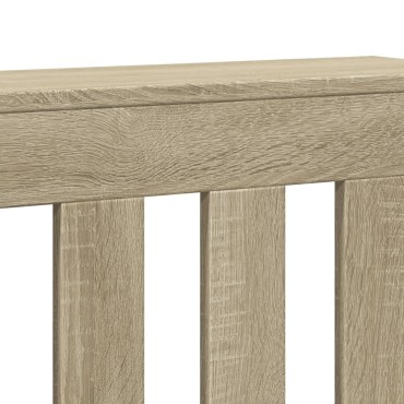 vidaXL Κάλυμμα Καλοριφέρ Sonoma Δρυς 149x20x82 εκ. Επεξεργασμένο Ξύλο