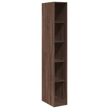 vidaXL Ντουλάπα Καφέ Δρυς 30x50x200cm από Επεξεργασμένο Ξύλο 1 τεμ.