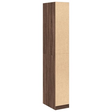 vidaXL Ντουλάπα Καφέ Δρυς 30x50x200cm από Επεξεργασμένο Ξύλο 1 τεμ.