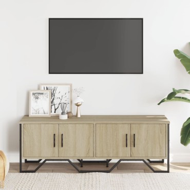 vidaXL Έπιπλο Τηλεόρασης Sonoma Δρυς 122x34x41cm Επεξεργασμένο Ξύλο
