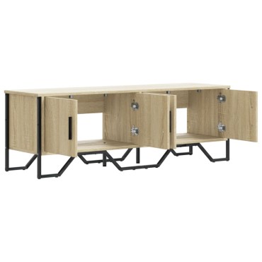 vidaXL Έπιπλο Τηλεόρασης Sonoma Δρυς 122x34x41cm Επεξεργασμένο Ξύλο