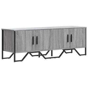 vidaXL Έπιπλο Τηλεόρασης Γκρι Sonoma 122x34x41cm από Επεξεργ. Ξύλο