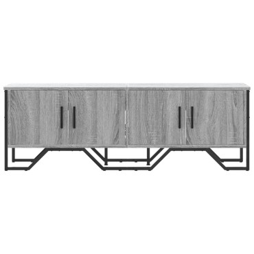 vidaXL Έπιπλο Τηλεόρασης Γκρι Sonoma 122x34x41cm από Επεξεργ. Ξύλο