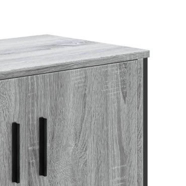 vidaXL Έπιπλο Τηλεόρασης Γκρι Sonoma 122x34x41cm από Επεξεργ. Ξύλο