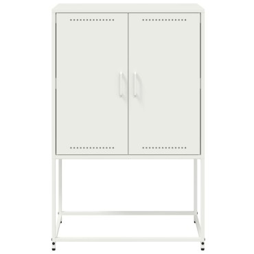 vidaXL Έπιπλο Τηλεόρασης Λευκό 68x39x60,5cm από Χάλυβα