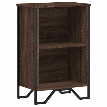 vidaXL Βιβλιοθήκη Καφέ Δρυς 50x31x74,5cm από Επεξεργασμένο Ξύλο 1 τεμ.