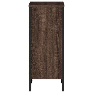 vidaXL Βιβλιοθήκη Καφέ Δρυς 50x31x74,5cm από Επεξεργασμένο Ξύλο 1 τεμ.