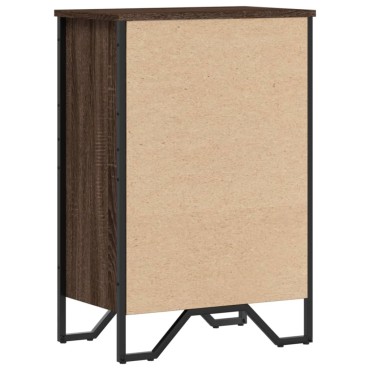 vidaXL Βιβλιοθήκη Καφέ Δρυς 50x31x74,5cm από Επεξεργασμένο Ξύλο 1 τεμ.