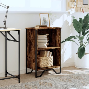 vidaXL Βιβλιοθήκη Καπνιστή Δρυς 50x31x74,5cm από Επεξεργασμένο Ξύλο 1 τεμ.