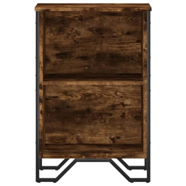 vidaXL Βιβλιοθήκη Καπνιστή Δρυς 50x31x74,5cm από Επεξεργασμένο Ξύλο 1 τεμ.