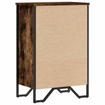 vidaXL Βιβλιοθήκη Καπνιστή Δρυς 50x31x74,5cm από Επεξεργασμένο Ξύλο 1 τεμ.