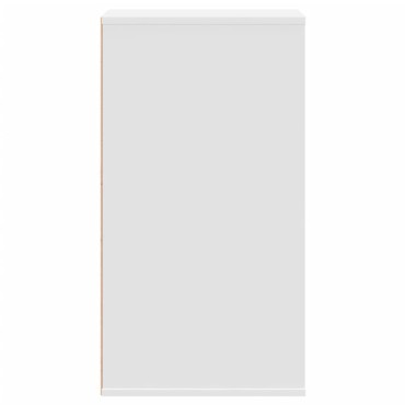 vidaXL Συρταριέρα Γωανική Λευκή 40x41x76cm από Επεξεργασμένο Ξύλο 1 τεμ.
