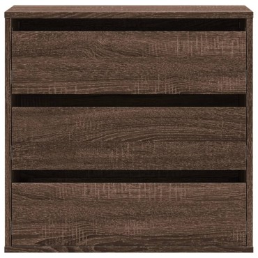 vidaXL Συρταριέρα Καφέ Δρυς 60x41x58cm από Επεξεργ. Ξύλο 1 τεμ.
