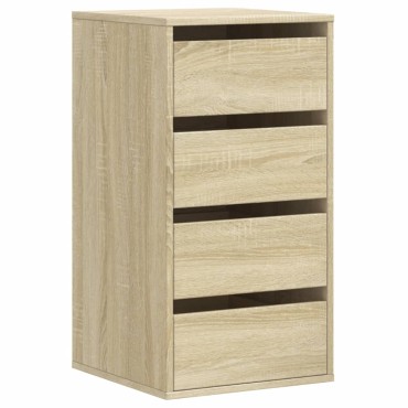 vidaXL Συρταριέρα Sonoma Δρυς 40x41x76cm από Επεξεργ. Ξύλο 1 τεμ.