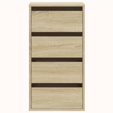 vidaXL Συρταριέρα Sonoma Δρυς 40x41x76cm από Επεξεργ. Ξύλο 1 τεμ.