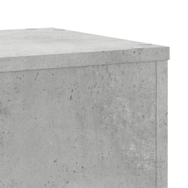 vidaXL Βάσεις Φυτών 2 τεμ. Γκρι Σκυρ. 30x30x50 εκ. Επεξεργασμένο Ξύλο