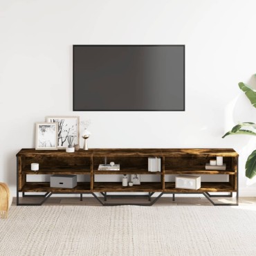 vidaXL Έπιπλο Τηλεόρασης Καπνιστή Δρυς 180x34x41cm Επεξ. Ξύλο
