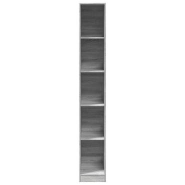 vidaXL Ντουλάπα Γκρι Sonoma 30x50x200cm από Επεξεργασμένο Ξύλο 1 τεμ.