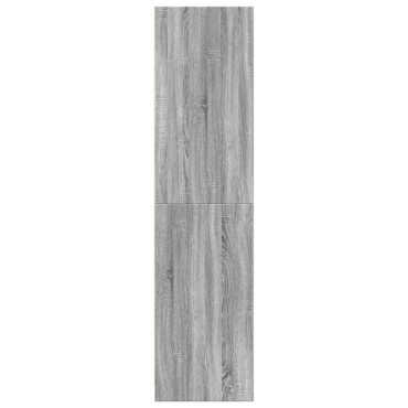vidaXL Ντουλάπα Γκρι Sonoma 30x50x200cm από Επεξεργασμένο Ξύλο 1 τεμ.