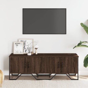 vidaXL Έπιπλο Τηλεόρασης Καπνιστή Δρυς 122x34x41cm Επεξεργασμένο Ξύλο