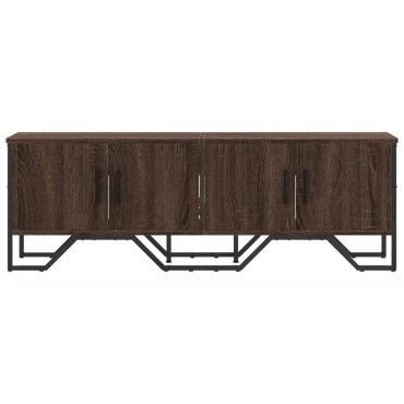 vidaXL Έπιπλο Τηλεόρασης Καπνιστή Δρυς 122x34x41cm Επεξεργασμένο Ξύλο