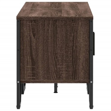 vidaXL Έπιπλο Τηλεόρασης Καπνιστή Δρυς 122x34x41cm Επεξεργασμένο Ξύλο