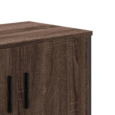 vidaXL Έπιπλο Τηλεόρασης Καπνιστή Δρυς 122x34x41cm Επεξεργασμένο Ξύλο