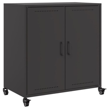 vidaXL Ντουλάπι Μαύρο 68x39x72cm από Χάλυβα 1 τεμ.