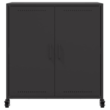 vidaXL Ντουλάπι Μαύρο 68x39x72cm από Χάλυβα 1 τεμ.