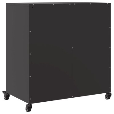 vidaXL Ντουλάπι Μαύρο 68x39x72cm από Χάλυβα 1 τεμ.