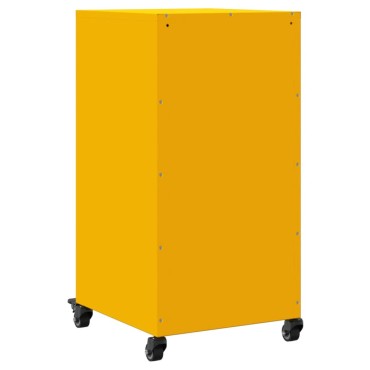 vidaXL Ντουλάπι Μουσταρδί 36x39x72cm από Ατσάλι 1 τεμ.