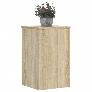 vidaXL Βάσεις Φυτών 2 Τεμ. Sonoma Δρυς 30x30x50 εκ. Επεξεργασμένο Ξύλο