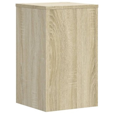 vidaXL Βάσεις Φυτών 2 Τεμ. Sonoma Δρυς 30x30x50 εκ. Επεξεργασμένο Ξύλο