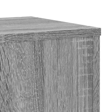 vidaXL Βάσεις Φυτών 2 Τεμ. Γκρι Sonoma 30x30x50 εκ. Επεξεργασμένο Ξύλο