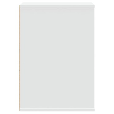 vidaXL Συρταριέρα Γωανική Λευκή 40x41x58cm από Επεξεργασμένο Ξύλο 1 τεμ.