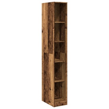 vidaXL Ντουλάπα Όψη Παλαιού Ξύλου 30x50x200cm από Επεξεργασμένο Ξύλο 1 τεμ.