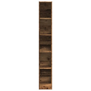 vidaXL Ντουλάπα Όψη Παλαιού Ξύλου 30x50x200cm από Επεξεργασμένο Ξύλο 1 τεμ.